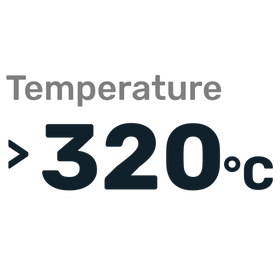 You know you choose well when your barbeque is heating up to this temperature!